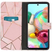 imoshion Design TPU Klapphülle Samsung Galaxy A71 - Pink Graphic