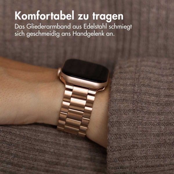 imoshion Edelstahlarmband für Apple Watch | 38/40/41/42 mm - Rosé gold