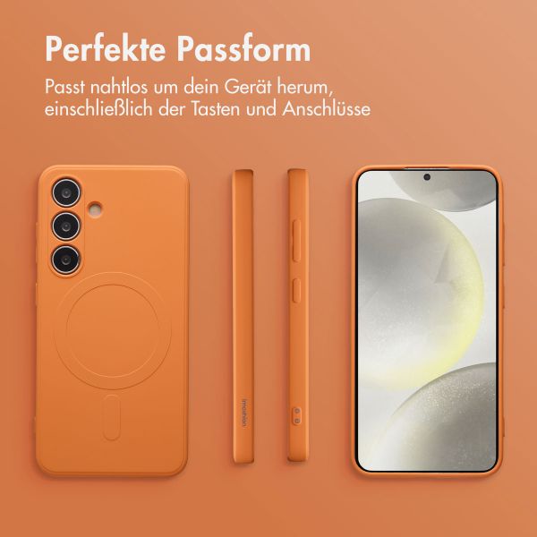 imoshion Color Back Cover mit MagSafe Samsung Galaxy S24 - Neon Orange