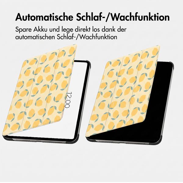 imoshion Design Trifold Klaphülle Samsung Galaxy Tab A11 Plus / A9 Plus - Citrus Dream