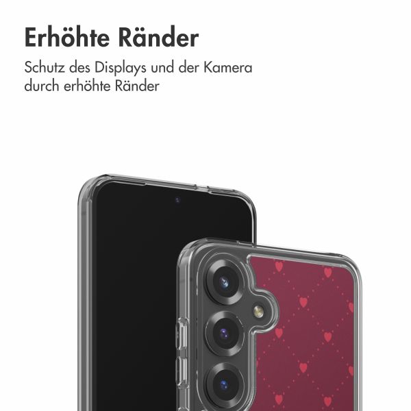 imoshion Design Hülle Samsung Galaxy S25 - Crush Check Coral Dust