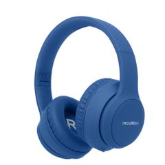 imoshion Kabellose Kinderkopfhörer LED Light - Dezibelbegrenzer - Mit AUX-Kabel - Cobalt Blue