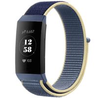 imoshion Nylonarmband für das  Fitbit Charge 3 / 4 - Blau
