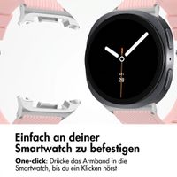 imoshion Flexibles Silikonarmband für Samsung Galaxy Watch 9 (40/44mm) / Watch 8 (40/44mm) / Classic (46mm) - Rosa