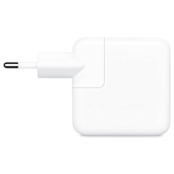 Apple Power Adapter mit zwei USB-C Anschlüssen - 35 Watt - Weiß