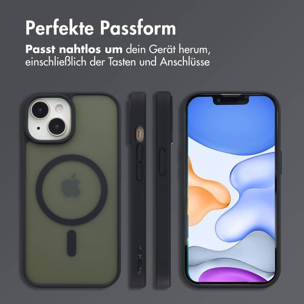 imoshion Color Guard Back Cover mit MagSafe für das iPhone 15 - Schwarz