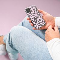 imoshion Design Hülle Samsung Galaxy A42 - Herzen - Rosa