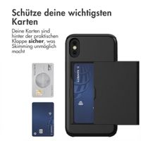 imoshion Backcover mit Kartenfach Apple iPhone X / Xs - Schwarz