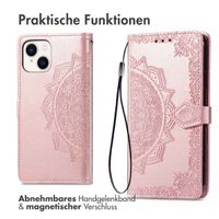imoshion Mandala Klapphülle Apple iPhone 15 - Rosé gold