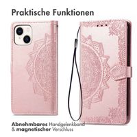 imoshion Mandala Klapphülle für das iPhone 15 - Rosé Gold