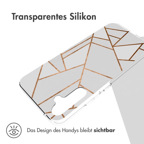 imoshion Design Hülle Samsung Galaxy A34 (5G) - White Graphic