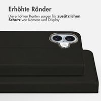 Accezz Wallet TPU Klapphülle Apple iPhone 16 - Schwarz