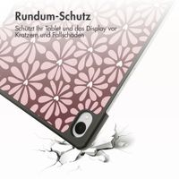 imoshion Design Trifold Klaphülle Samsung Galaxy Tab S11 - Bloom Love Blush