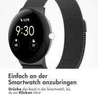 imoshion Magnetisches Milanaise Armband für Google Pixel Watch 3 / 4 (45 mm) - Schwarz