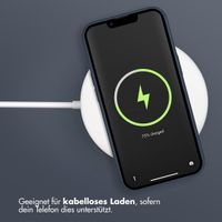 Accezz Liquid Silikoncase Apple iPhone 13 - Dunkelblau