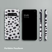 Selencia Vivid Back Cover Samsung Galaxy S10 - Trendy Leopard