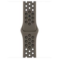 Apple Nike Sport Armband für das  Apple Watch Series 1 t/m 9 / SE (38/40/41 mm) | Series 10 / 11 (42 mm) - Olive Grey / Black
