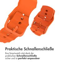 imoshion Wave Silikonarmband für das  Samsung Galaxy Watch 8 (40/44mm) / Classic (46mm) - Orange