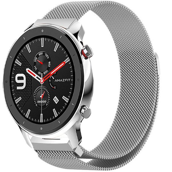 imoshion Milanese Watch Armband Amazfit GTR - Silber