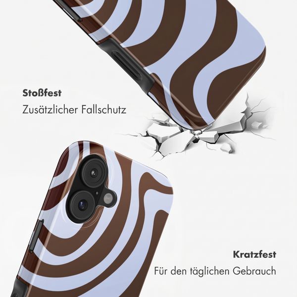 Selencia Vivid Rückabdeckung mit MagSafe Apple iPhone 16 - Dream Swirl Chocolate