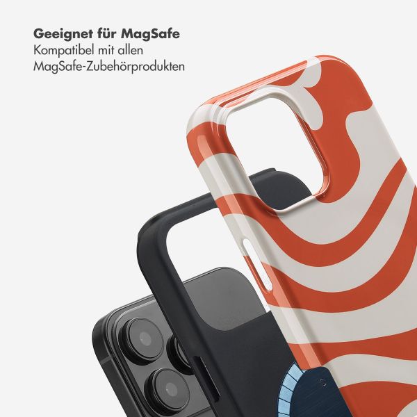 Selencia Vivid Rückabdeckung mit MagSafe Apple iPhone 16 Pro Max - Dream Swirl Orange