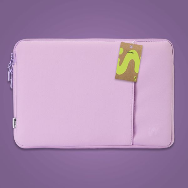 imoshion Laptop Hülle 15-16 Zoll - Laptop Sleeve mit Fach - Lavender Lilac