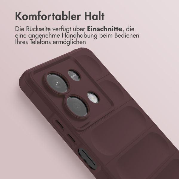 imoshion EasyGrip Back Cover für das Xiaomi Redmi Note 13 (5G) - Aubergine