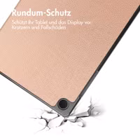 imoshion Trifold Klapphülle Samsung Galaxy Tab A11 Plus - Rose Gold