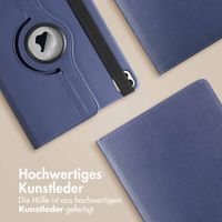 imoshion 360° drehbare Klapphülle Apple iPad Air 11 Zoll (2025) M3 / (2024) M2 / Air 5 (2022) / Air 4 (2020) / Pro 11 (2018/2020) - Dunkelblau