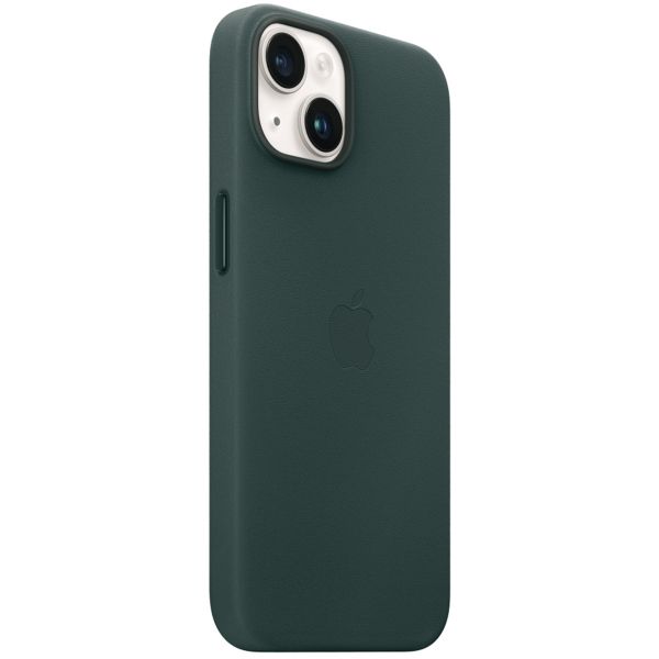 Apple Leder-Case MagSafe für das iPhone 14 - Forest Green