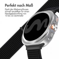 imoshion Nylonarmband für Samsung Galaxy Watch Ultra (2024/2025) - Schwarz