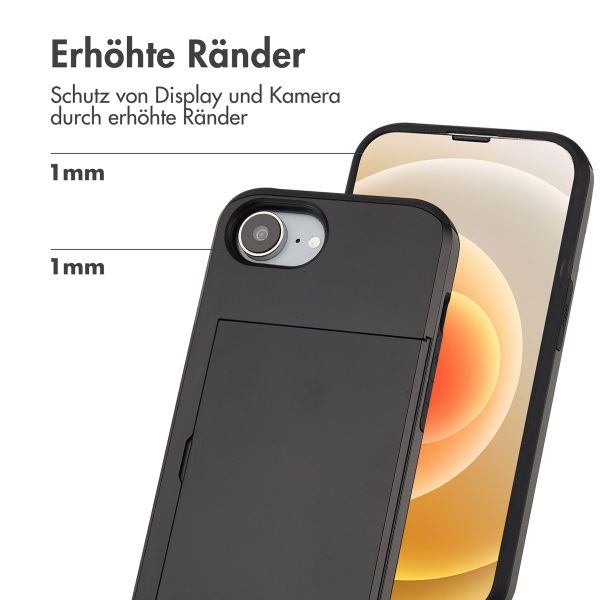 imoshion Backcover mit Kartenfach iPhone 16e - Schwarz