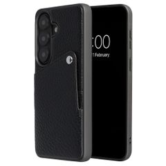 Selencia Riva Back Cover mit Kartenfach Samsung Galaxy S26 - Black