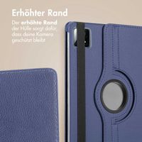 imoshion 360° drehbare Klapphülle Xiaomi Pad 6S Pro 12.4 - Dunkelblau