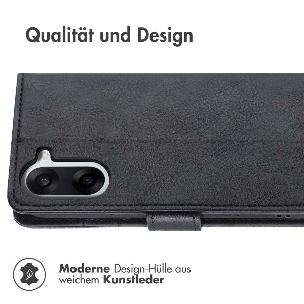 imoshion Luxuriöse Klapphülle OnePlus Nord CE5 - Schwarz