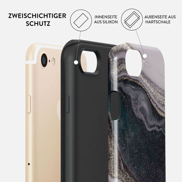 Burga Tough Back Cover für das iPhone SE (2022 / 2020) / 8 / 7 - Magic Night