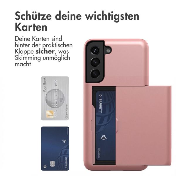 imoshion Backcover mit Kartenfach Samsung Galaxy S21 - Rosé gold