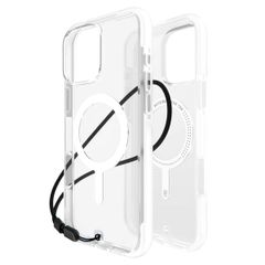 BodyGuardz Ace Pro MagSafe Back Cover für das iPhone 16 Pro Max - Clear White