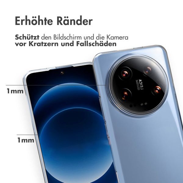 Accezz Clear TPU Backcover Xiaomi 14 Ultra - Transparent