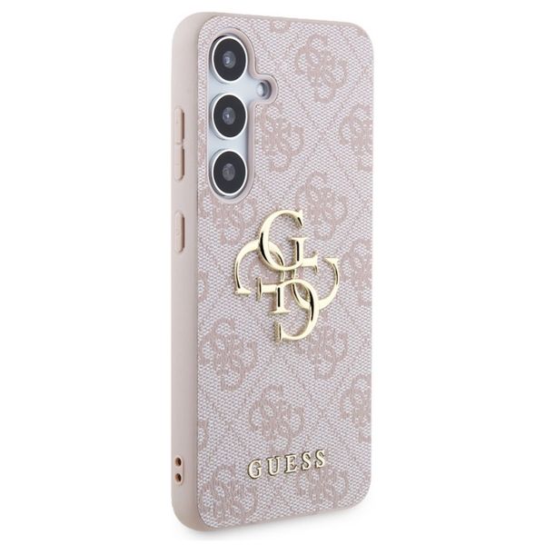 Guess 4G Metal Logo Back Cover Samsung Galaxy S24 Plus - Rosa
