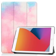 imoshion Design Trifold Klaphülle Apple iPad 9 (2021) 10.2 Zoll / iPad 8 (2020) 10.2 Zoll / iPad 7 (2019) 10.2 Zoll - Sky