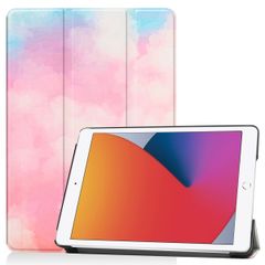 imoshion Design Trifold Klapphülle für das iPad 9 (2021) 10.2 Zoll / iPad 8 (2020) 10.2 Zoll / iPad 7 (2019) 10.2 Zoll - Sky