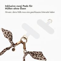 Selencia Satin Stone-Handykette - Sand