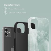 Selencia Vivid Back Cover Apple iPhone 11 - Marble Grayed Jade