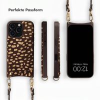 Selencia Nova Echtleder Backcover mit Kartenhalter Apple iPhone 16 Pro - Fawn Chic