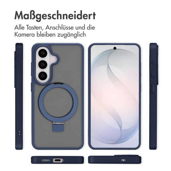 Accezz Ring Stand Backcover mit MagSafe Samsung Galaxy S26 - Blau
