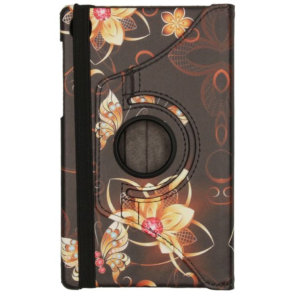 imoshion 360° drehbare Design Tablet Klapphülle Samsung Galaxy Tab A7 Lite - Butterfly Flower