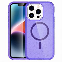 imoshion Sparkle Back Cover mit MagSafe Apple iPhone 13 Pro - Glitzer Violett