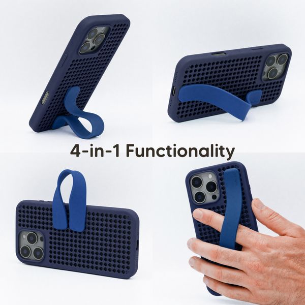 Callbuddy Hülle mit Strap Apple iPhone 16 Pro Max - Deep Marine