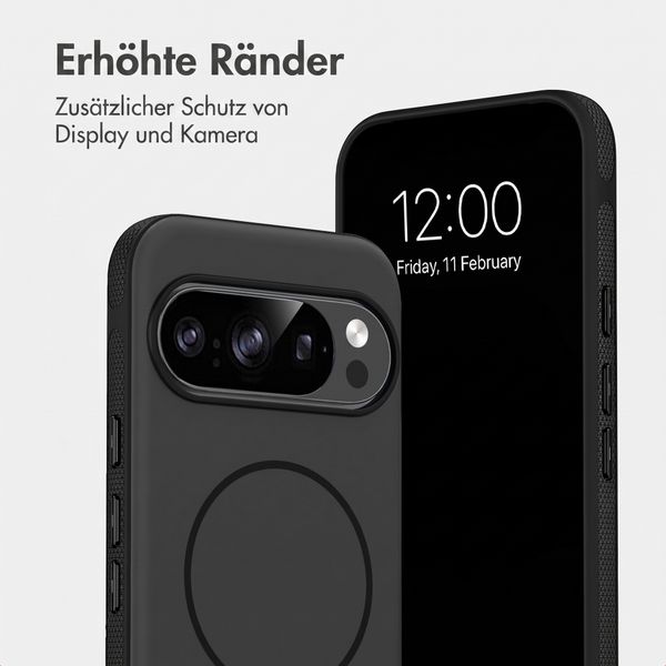 imoshion Color Backcover mit Thin MagSafe Ring Google Pixel 11 / 11 Pro / 10 / 10 Pro - Schwarz